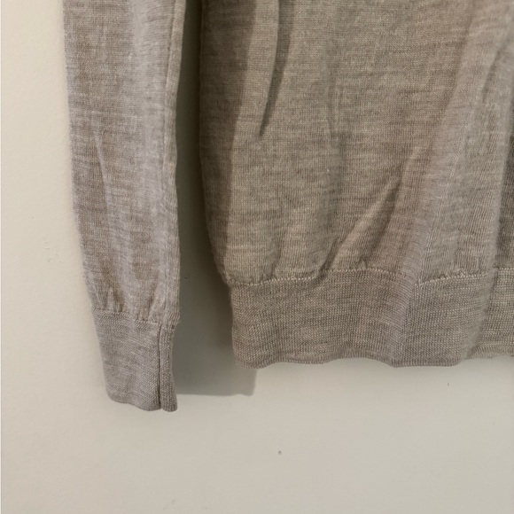 MUJI FINE KNIT WOOL MOCKNECK SWEATER - Picture 6 of 6